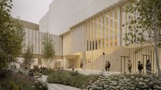 kengo kuma national gallery new wing