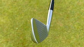 Photo of the 0 iron face on