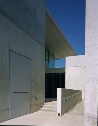 Tadao Ando's original building Front entrance