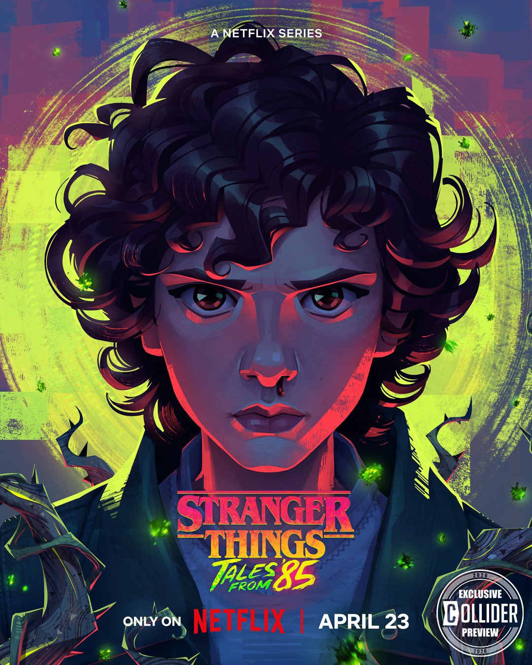 New character designs for Netflix's Stranger Things: Tales from '85