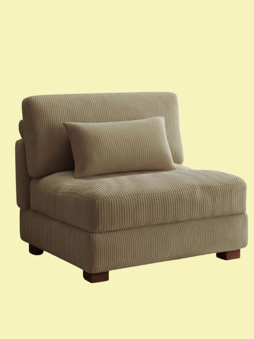 Upholstered Accent Chair in Camel