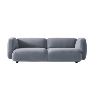 modern blue gray sofa