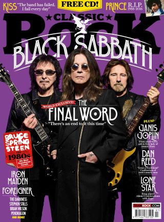 The cover of Classic Rock issue 224 featuring Black Sabbath