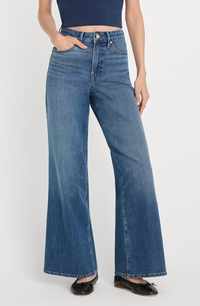 Soft-Tech High Waist Palazzo Jeans