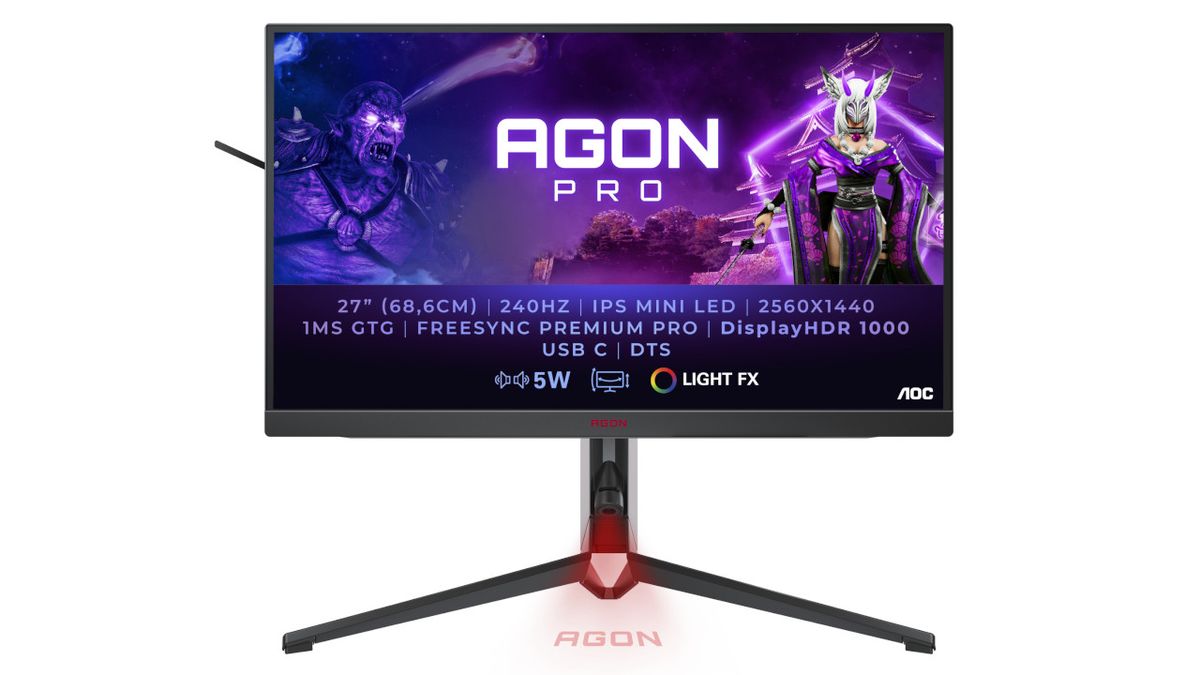AOC AGON PRO AG274QZM projector