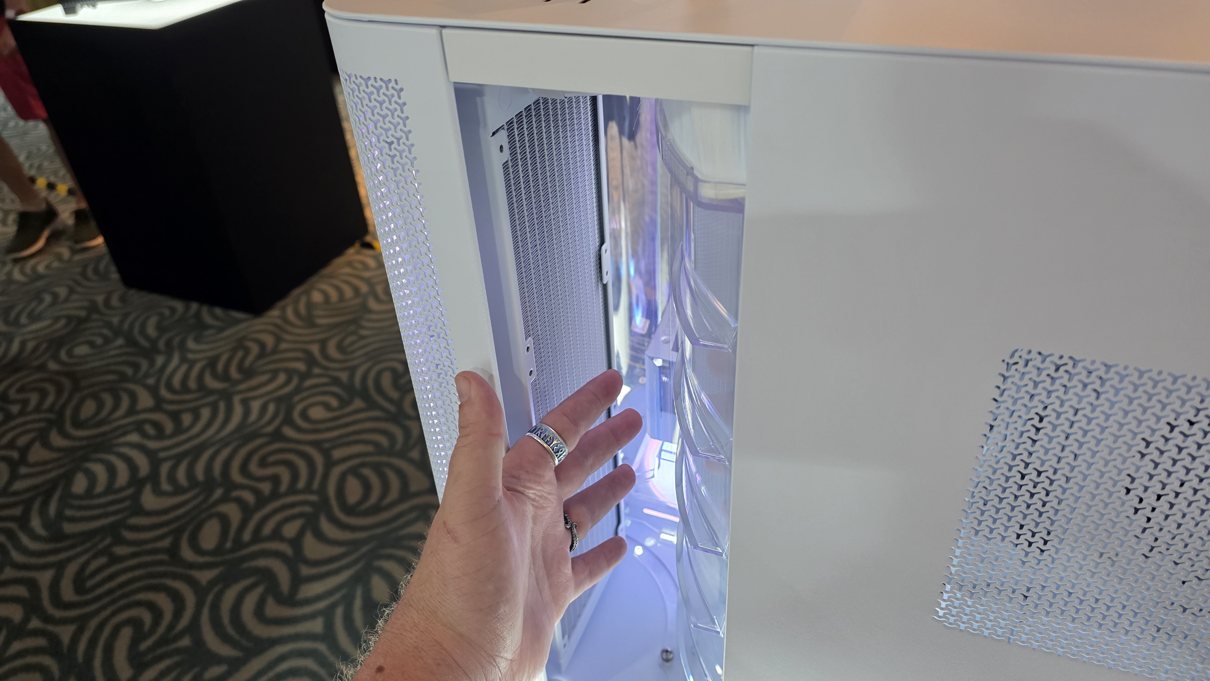 The Corsair Air 5400 case showcased at Computex 2025