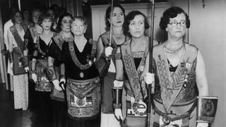 The consecration of the first women's masonic temple at St Ermins, Westminster, in 1933