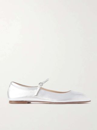 Uma Leather Mary Jane Flats