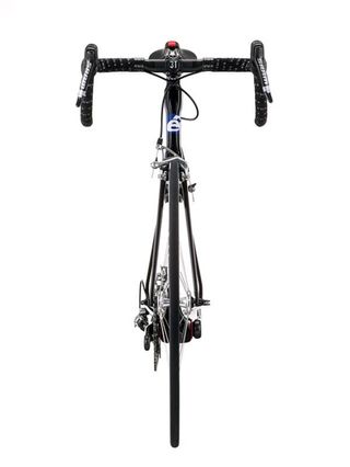 Cervelo sticks with a conventional 1 1/8in steerer to decrease frontal area..