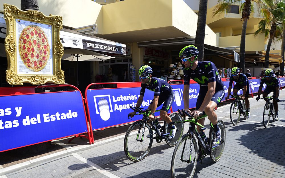 Movistar preview the TTT course