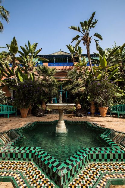 Yves Saint Laurent and Pierre Bergé's Marrakech Home 