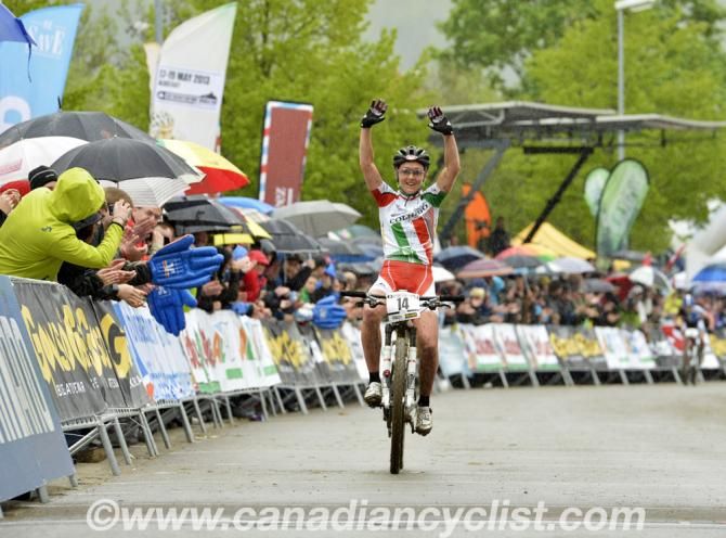 Eva Lechner (Team Colnago Sudtirol) wins the cross country World Cup in Albstadt
