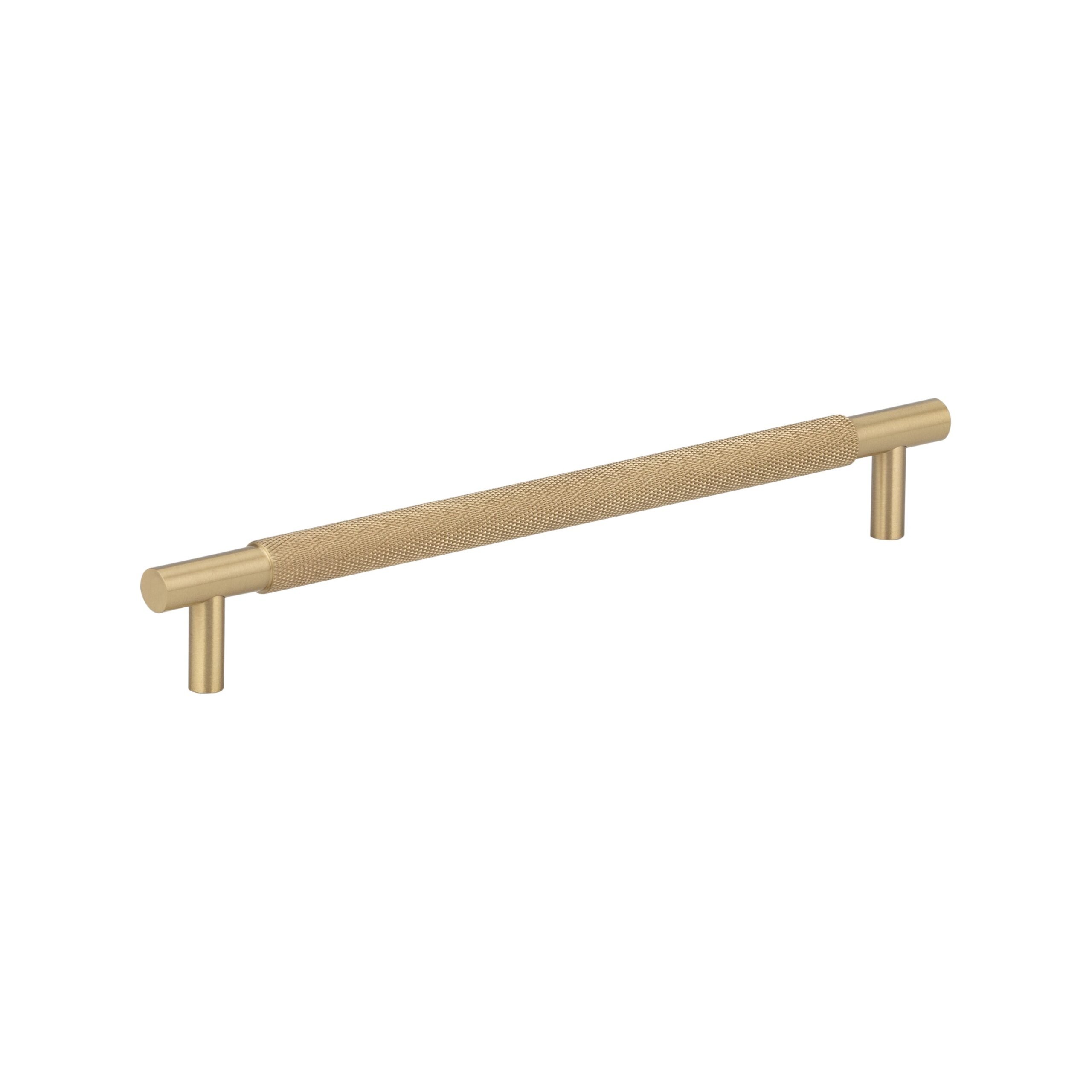 Tezra Textured Cabinetry Pull 220mm – Brushed Brass