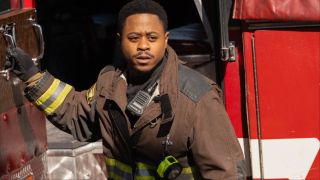 Daniel Kyri as Ritter in Chicago Fire Season 13