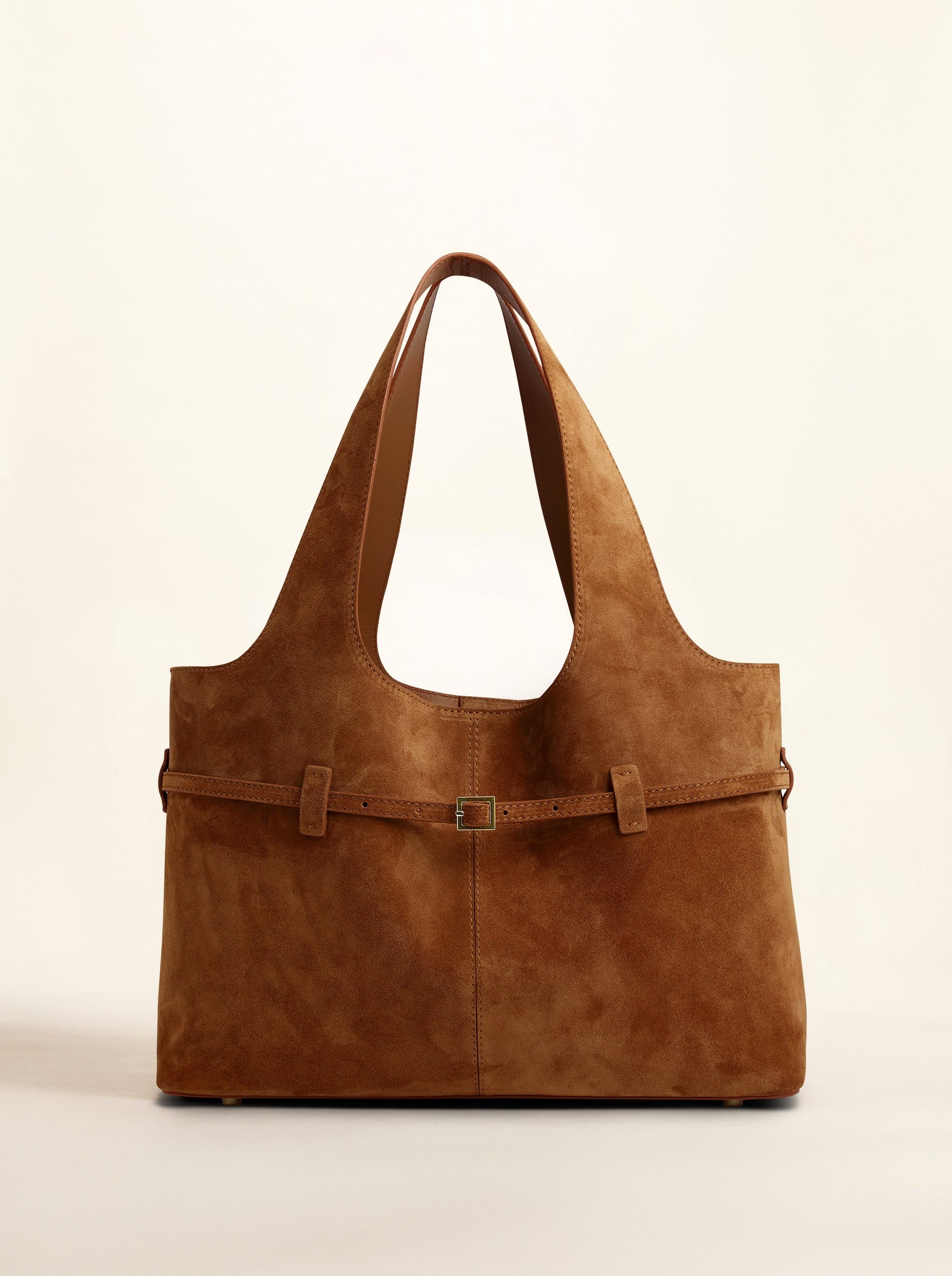 Cambon Cabas Camel Suede