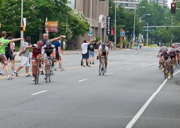The heat and humidity forced the officials to allow feeding despite the high-speeds.