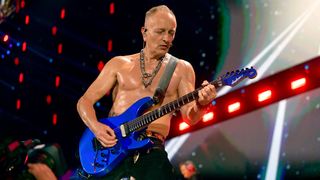 Phil Collen of Def Leppard performs onstage during the 2019 iHeartRadio Music Festival at T-Mobile Arena on September 21, 2019 in Las Vegas, Nevada.