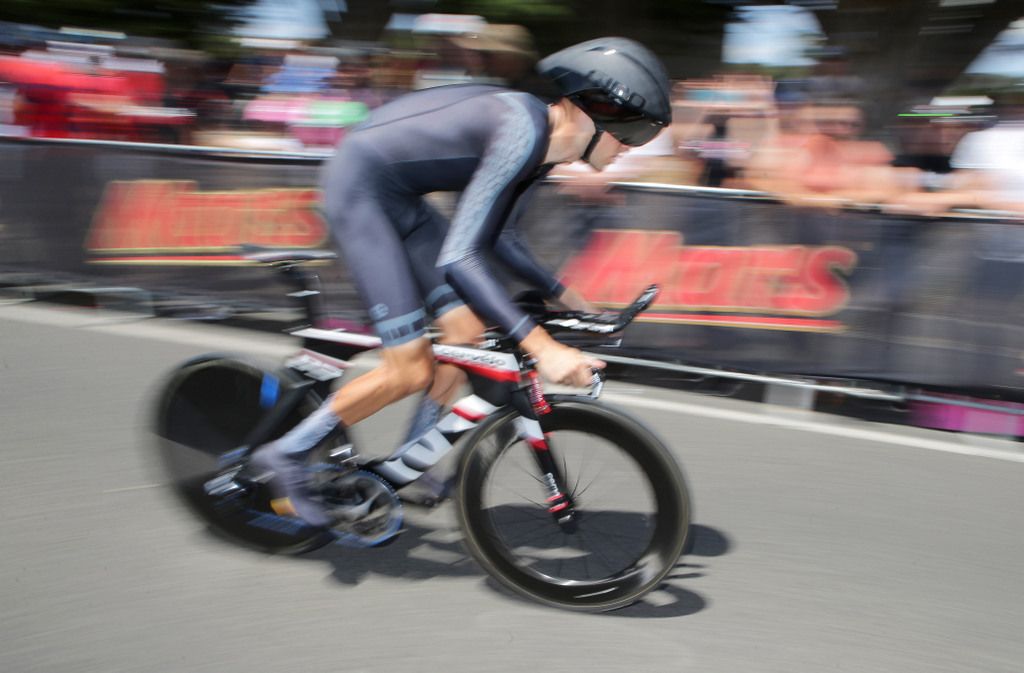 Ben Dyball heads out from the start list