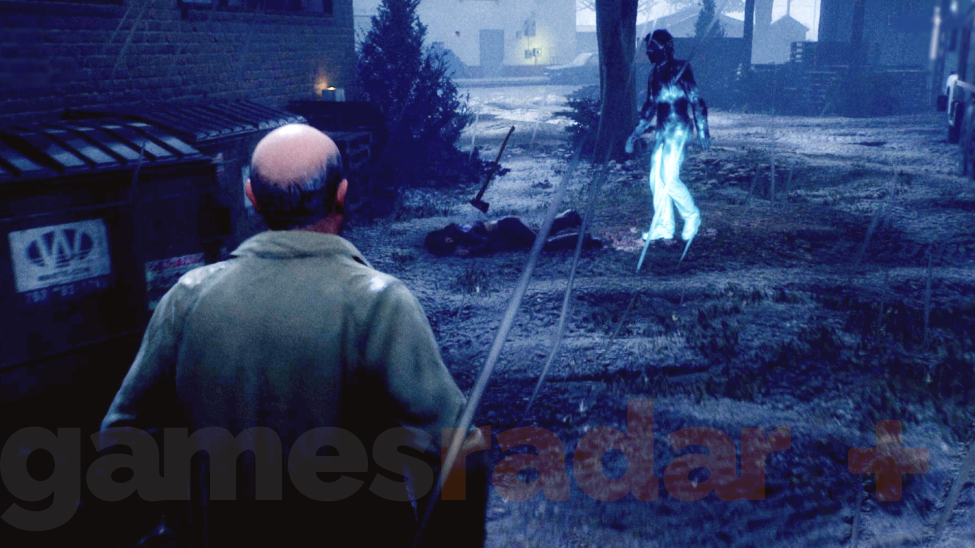 Loomis watches Michael after he kills a player in Halloween the Game.