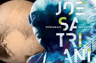 Art Joe Satriani's latest album "Shockwave Supernova" blended with Pluto imagery from the NASA New Horizons spacecraft.