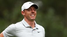 Rory McIlroy smiling ahead of the 2024 Masters