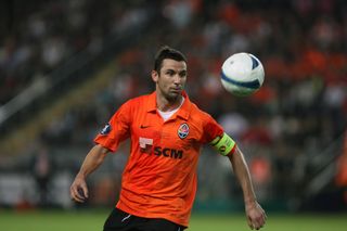 Darijo Srna in action for Shakhtar Donetsk against Werder Bremen in the 2009 UEFA Cup final.