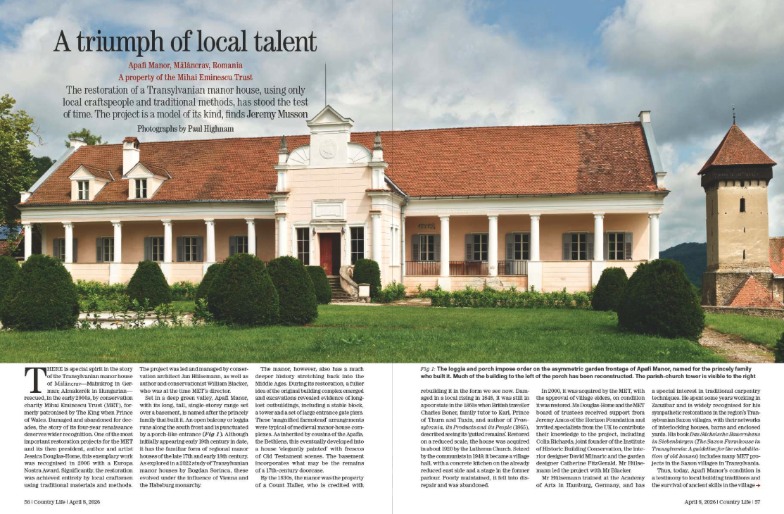 Spreads from the April 8 issue of Country Life