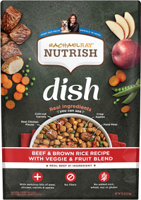 Rachael Ray Nutrish Dish Premium Dry Dog Food RRP: $28.89 | Now: $21.26 | Save: $7.69 (24%)