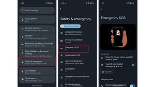 Emergency SOS on the Google Pixel 9