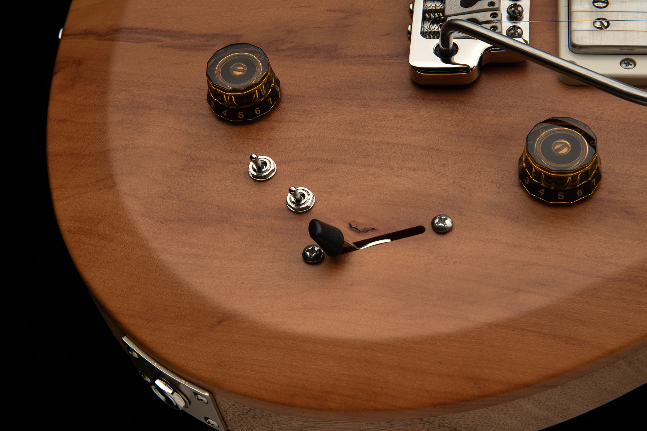 PRS S2 Special Semi-Hollow Reclaimed: limited to 700 instruments worldwide, this versatile high-end semi is made from tone woods salvaged from a hurricane and old Brazilian farmhouses.