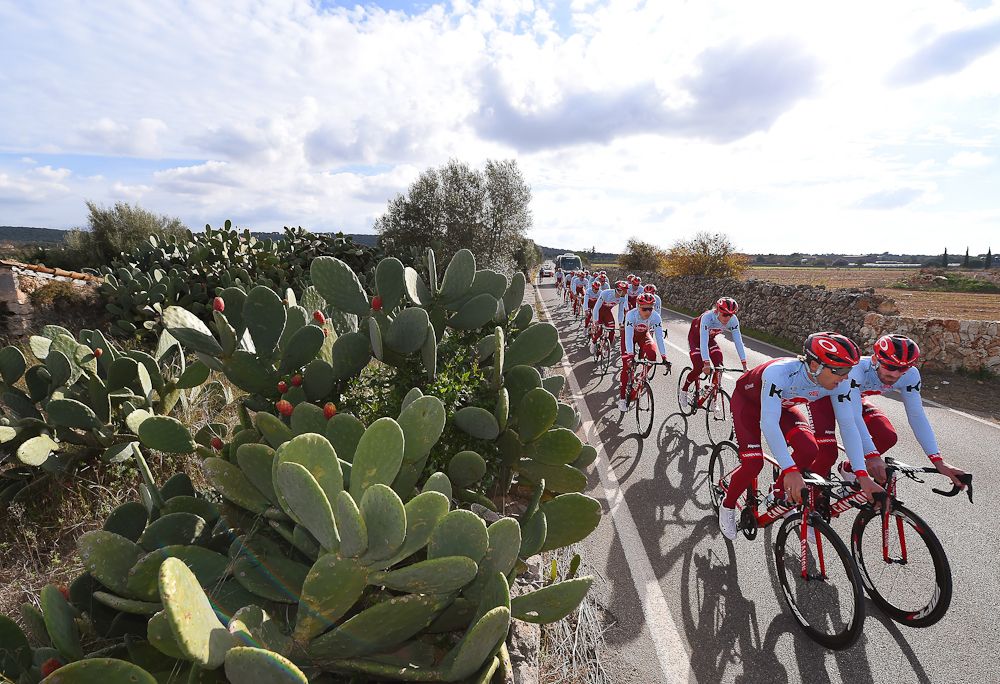 Katusha-Alpecin on a training ride