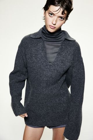 Sweater With Collar