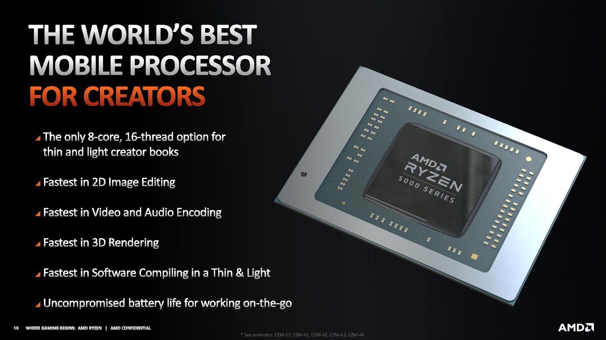 AMD Ryzen 5000 Mobile