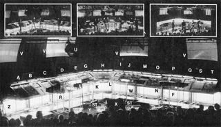 Kraftwerk on stage