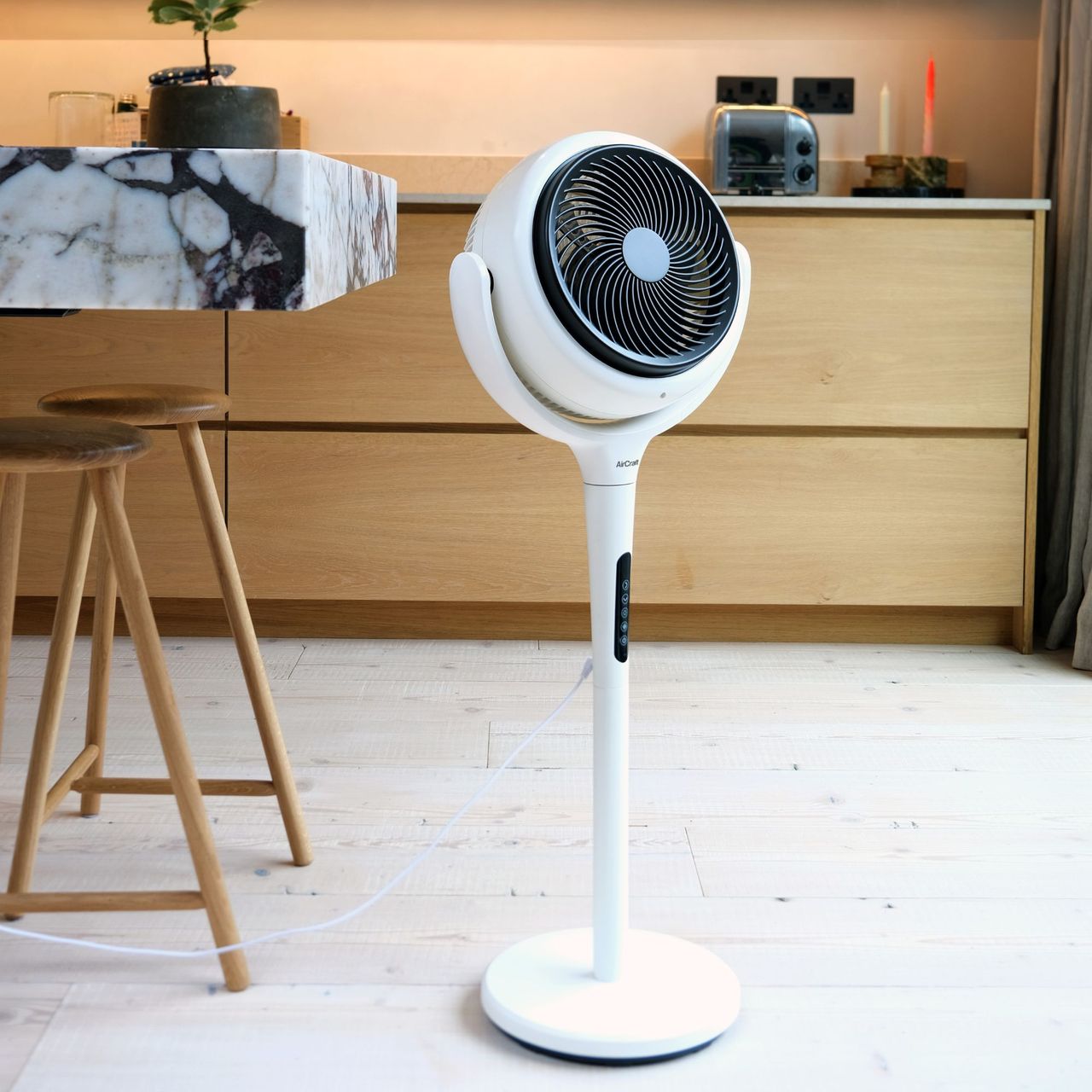 The new AirCraft LUME fan is the most powerful of any I’ve tested – its clever design means you you get two fans in one, plus it's whisper-quiet