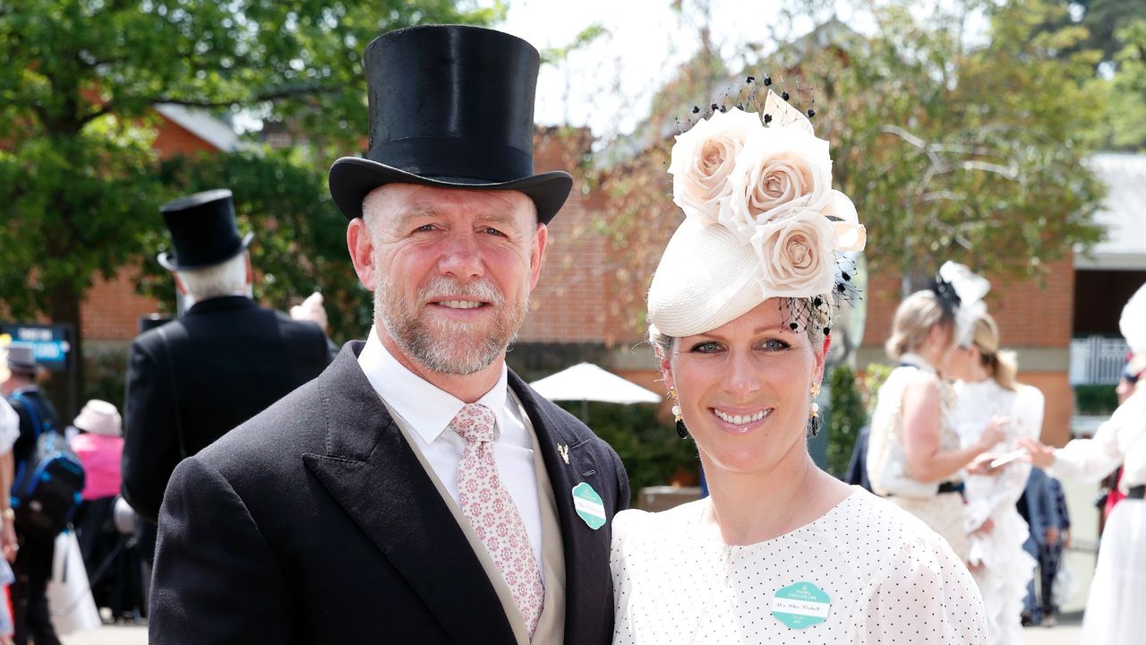 Zara Tindall and Mike Tindall look loved up at Royal Ascot