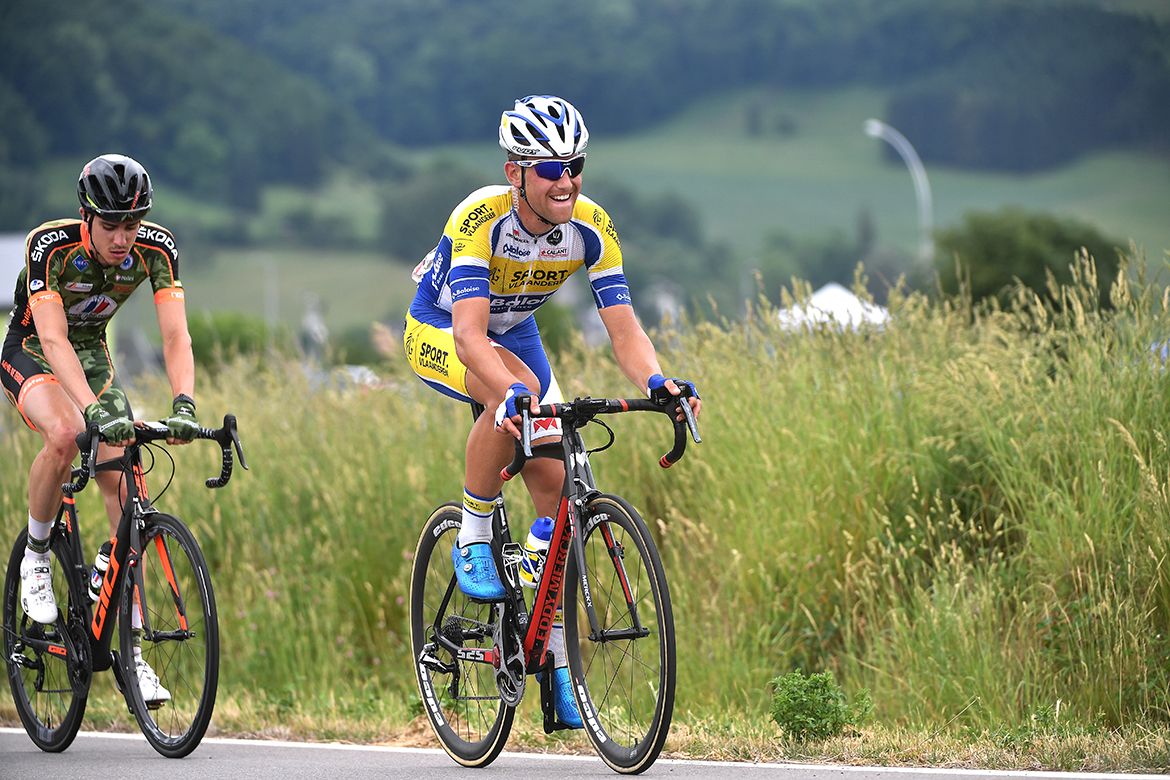 Maxime Farazijn at the Tour de Luxembourg