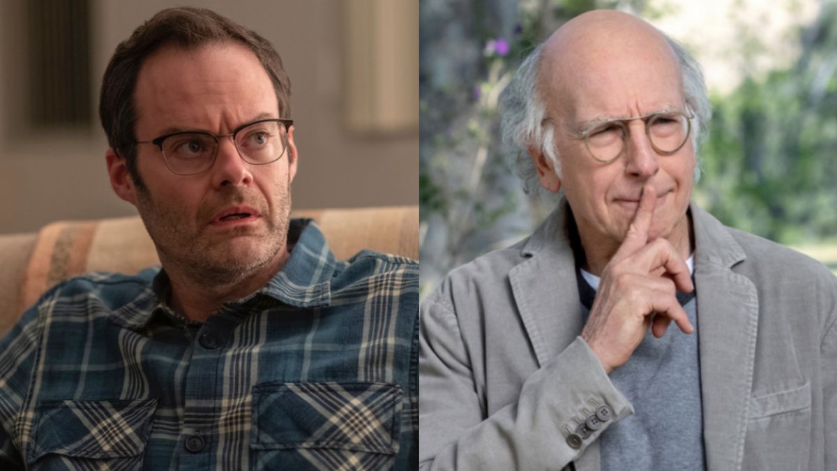 Bill Hader Larry David side by side