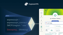 ExpressVPN MPC server for AI agent &mdash; promo image
