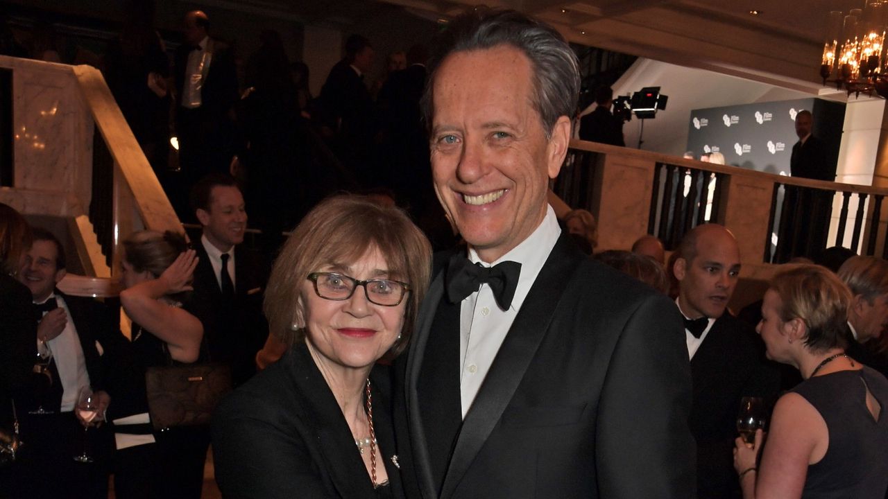 Richard E Grant and wife Joan Washington