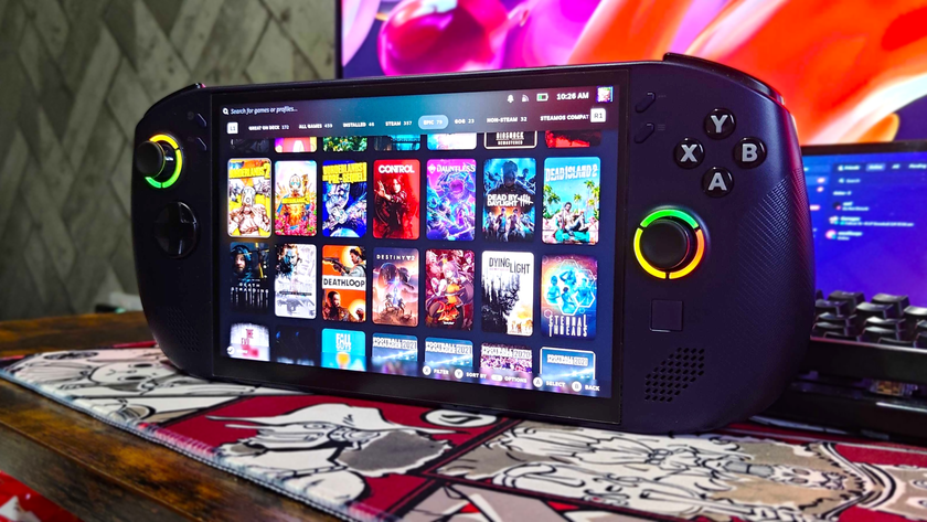 The Lenovo Legion Go S SteamOS version using Unifideck