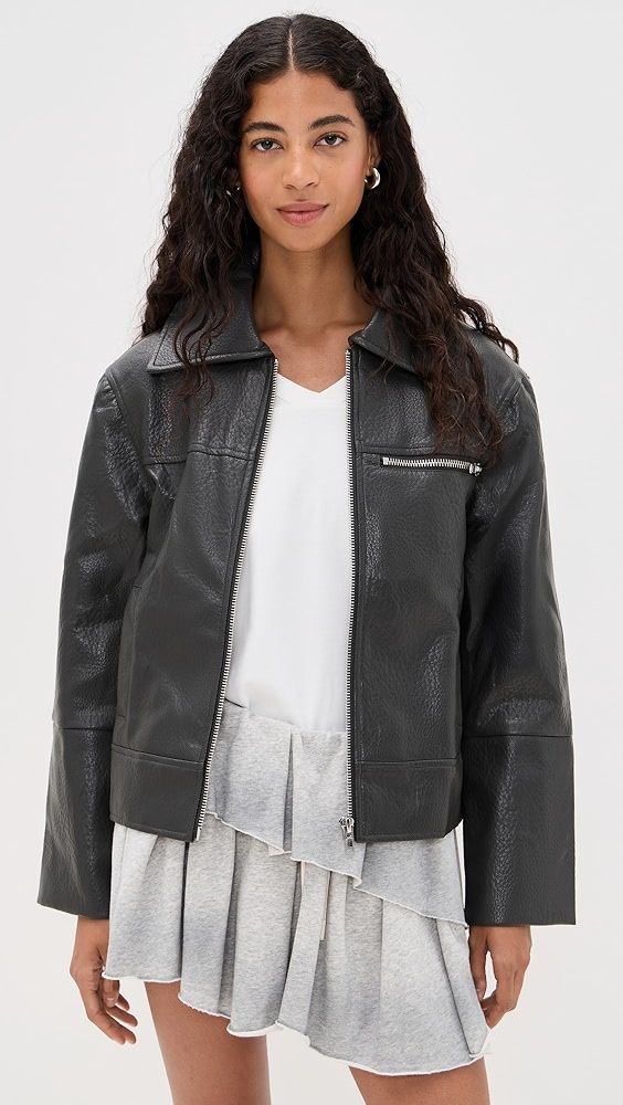 Madison the Label Axel Faux Leather Jacket