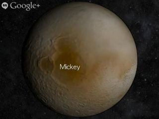 Craters and other features spotted on Pluto by NASA's New Horizons probe in 2015 may end up being named after Mickey Mouse and other Disney characters, researchers say.