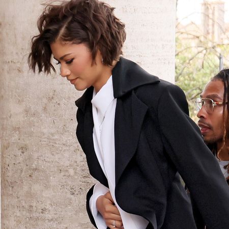 ROME, ITALY - MARCH 27: Zendaya is seen at Campidoglio on March 27, 2026 in Rome, Italy. 