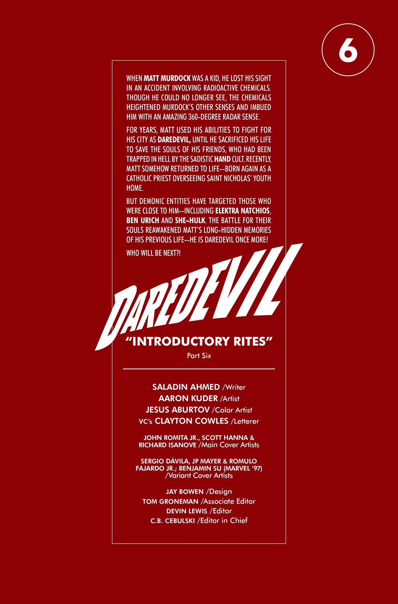 Pages from Daredevil #6