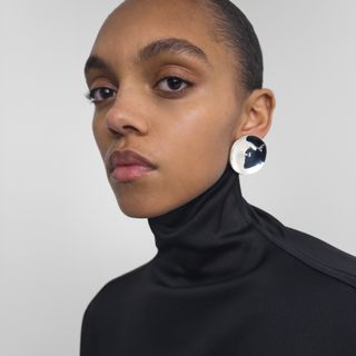 Phoebe Philo Medallion Dish Earrings