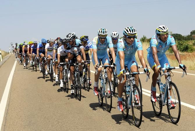 Astana had to work hard during the first 10 stages.