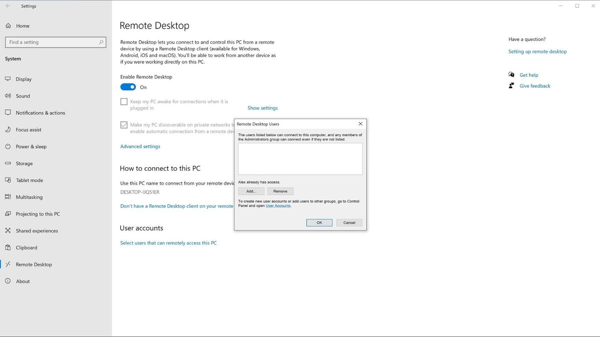How to set up remote desktop connections in Windows 10 TechRadar
