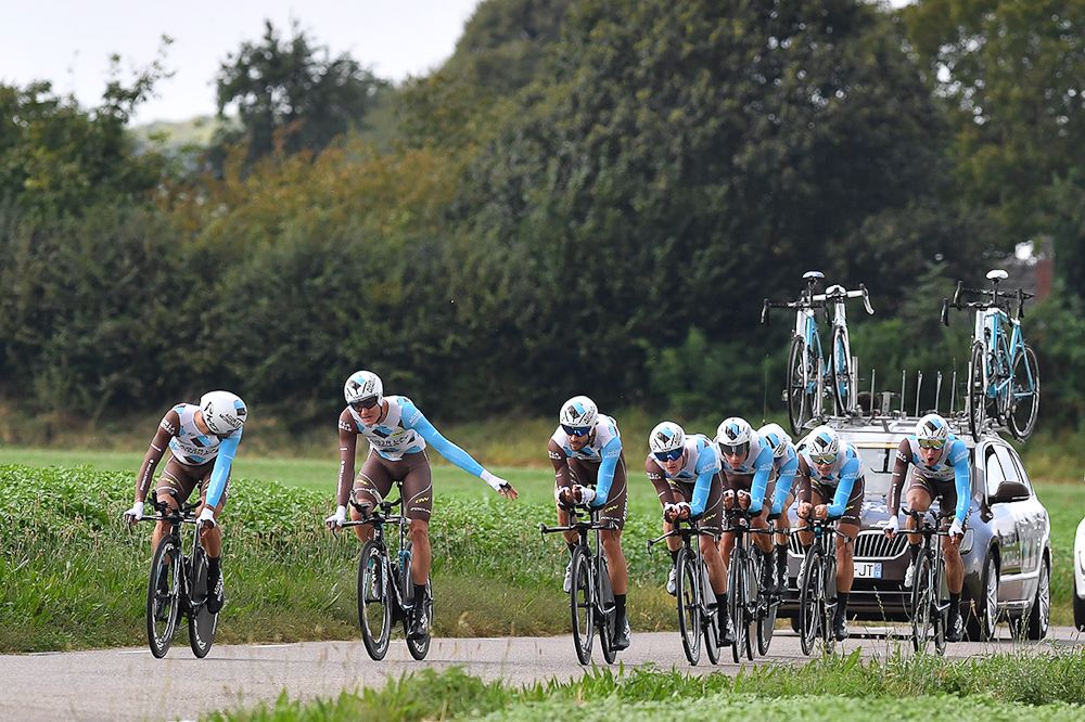AG2R La Mondiale in the Eneco team time trial