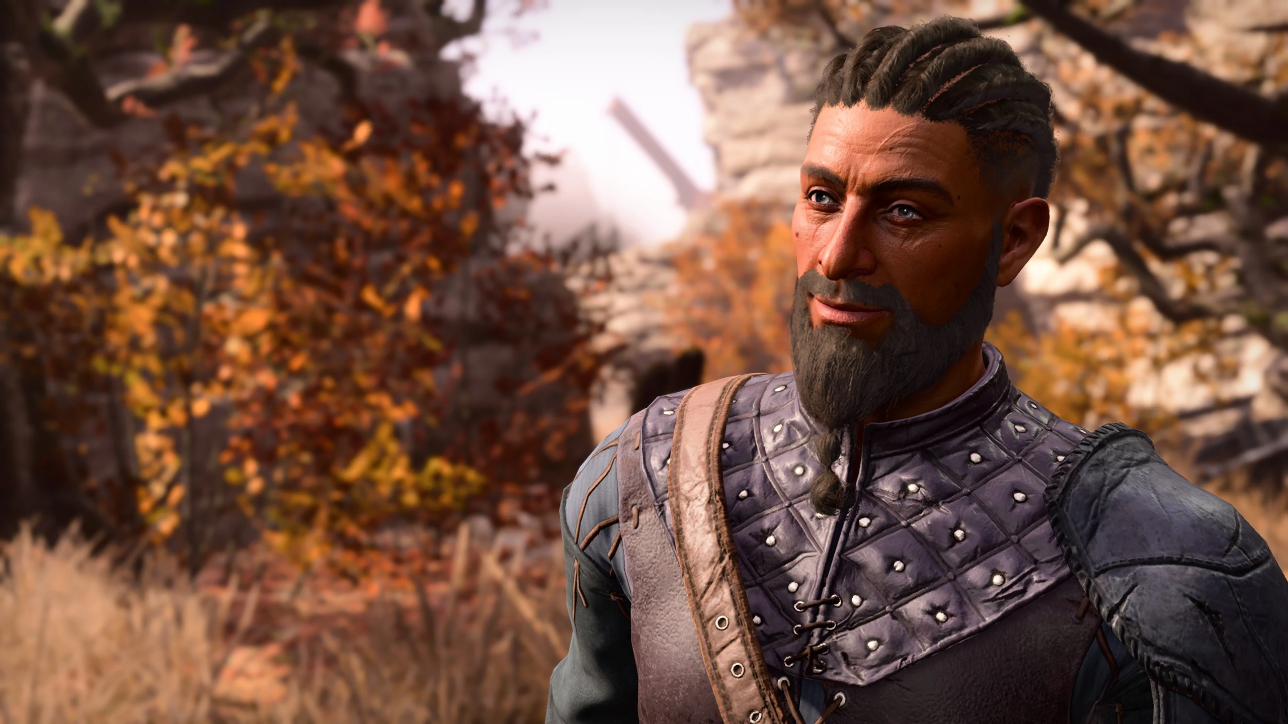 A man in Baldur's Gate 3 with a neutral expression.